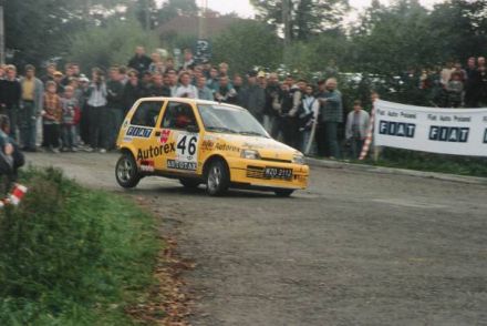 Jacek Sikora i Marek Kaczmarek - Fiat Cinquecento Sporting.